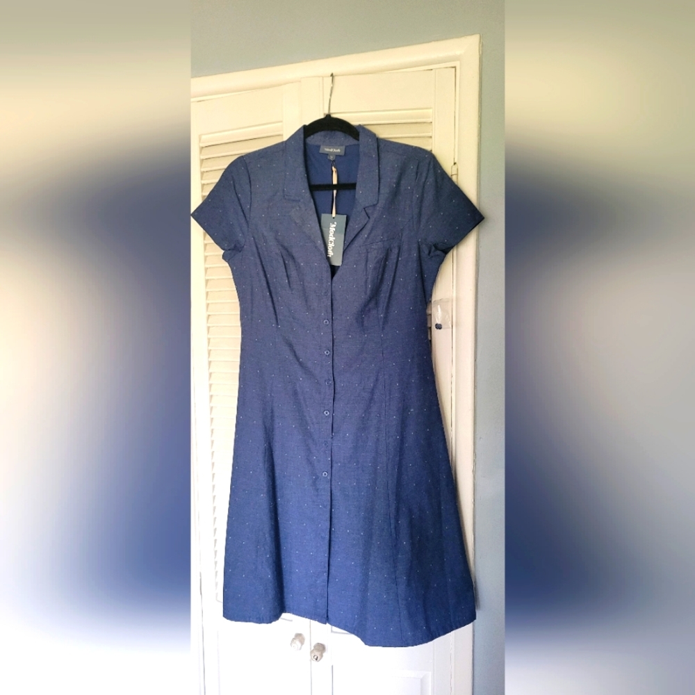 Modcloth Blue Elegant Dress